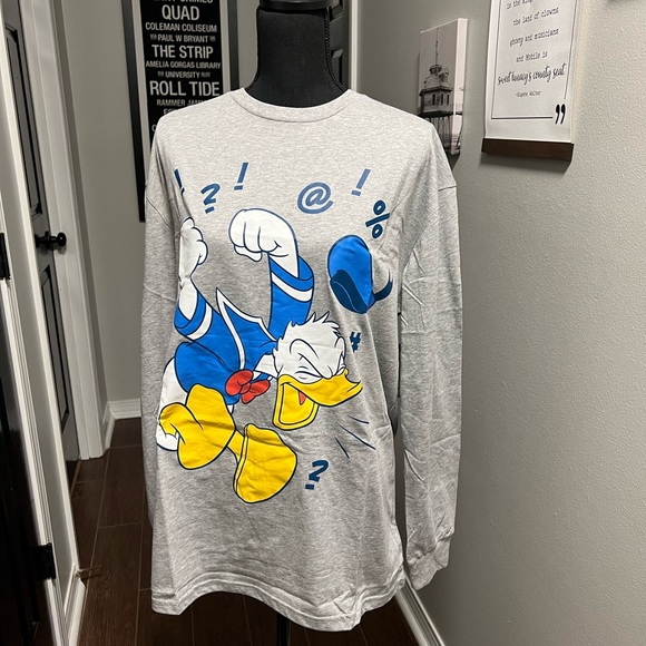 Donald Duck Long Sleeve T-Shirt for Adults - Picture 2 of 6
